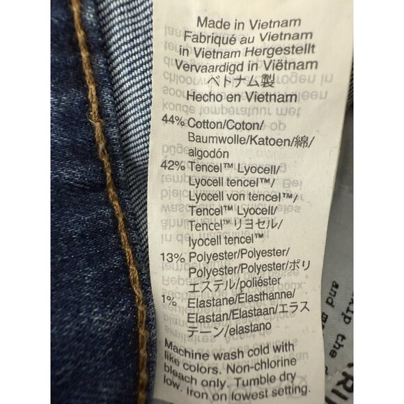 Madewell Taller 10" High-Rise Skinny Jeans in Brinville Wash Size 28 TL - Picture 10 of 11